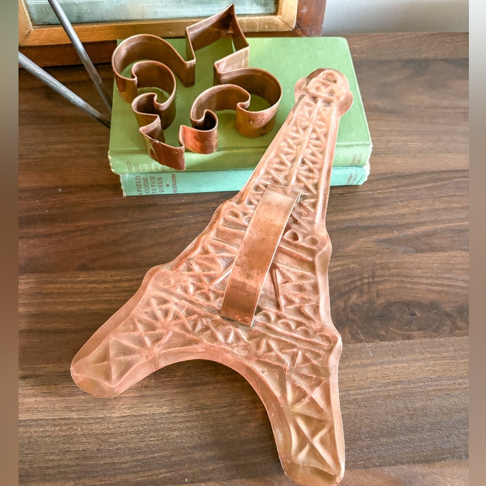 Vintage Copper Parisian Cookie Cutters